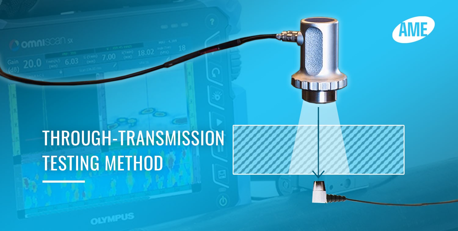 Through Transmission Ultrasonic Testing Method