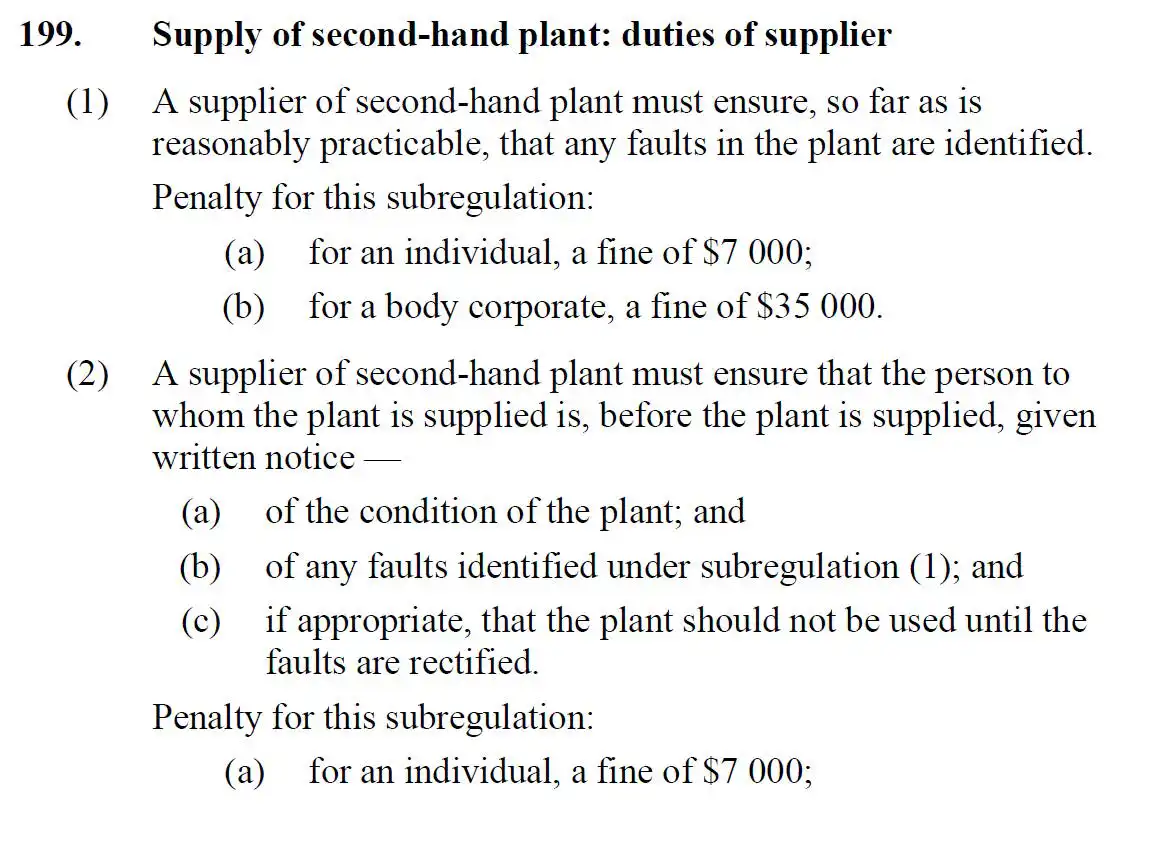 Regulation 199
